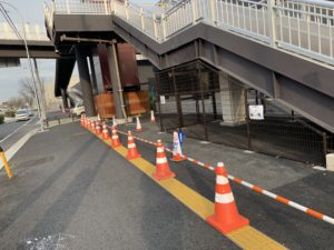 2020年2月 羽沢横浜国大駅開発状況