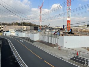 2021年12月 羽沢横浜国大駅開発状況
