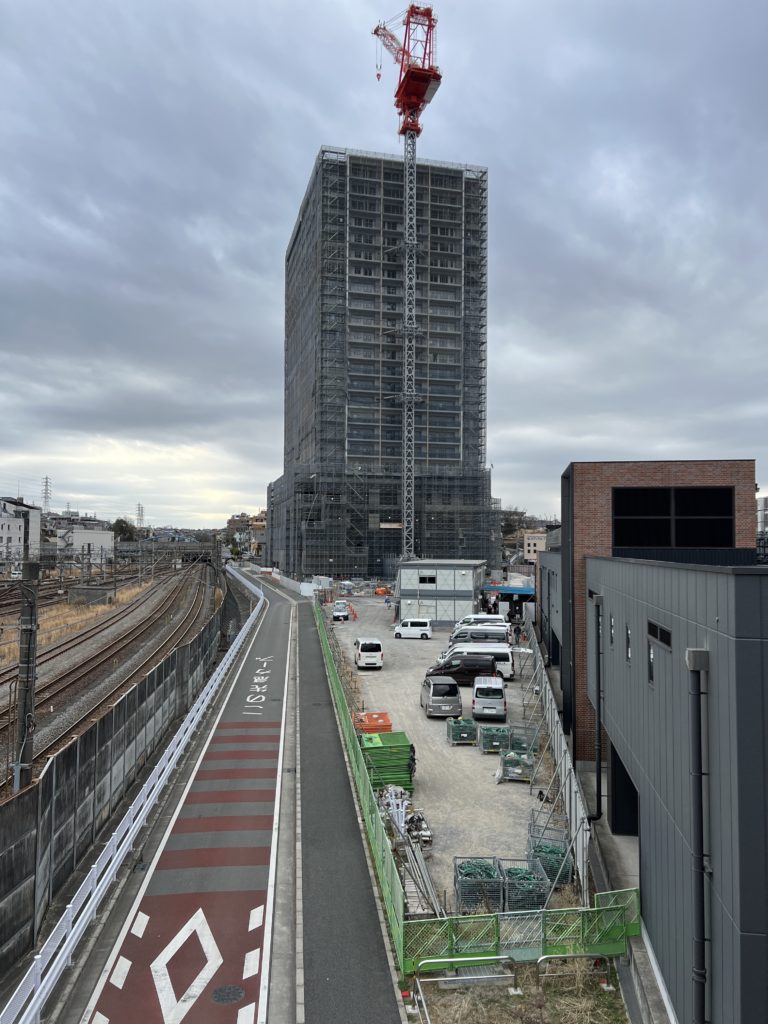 2023年2月 羽沢横浜国大駅開発状況