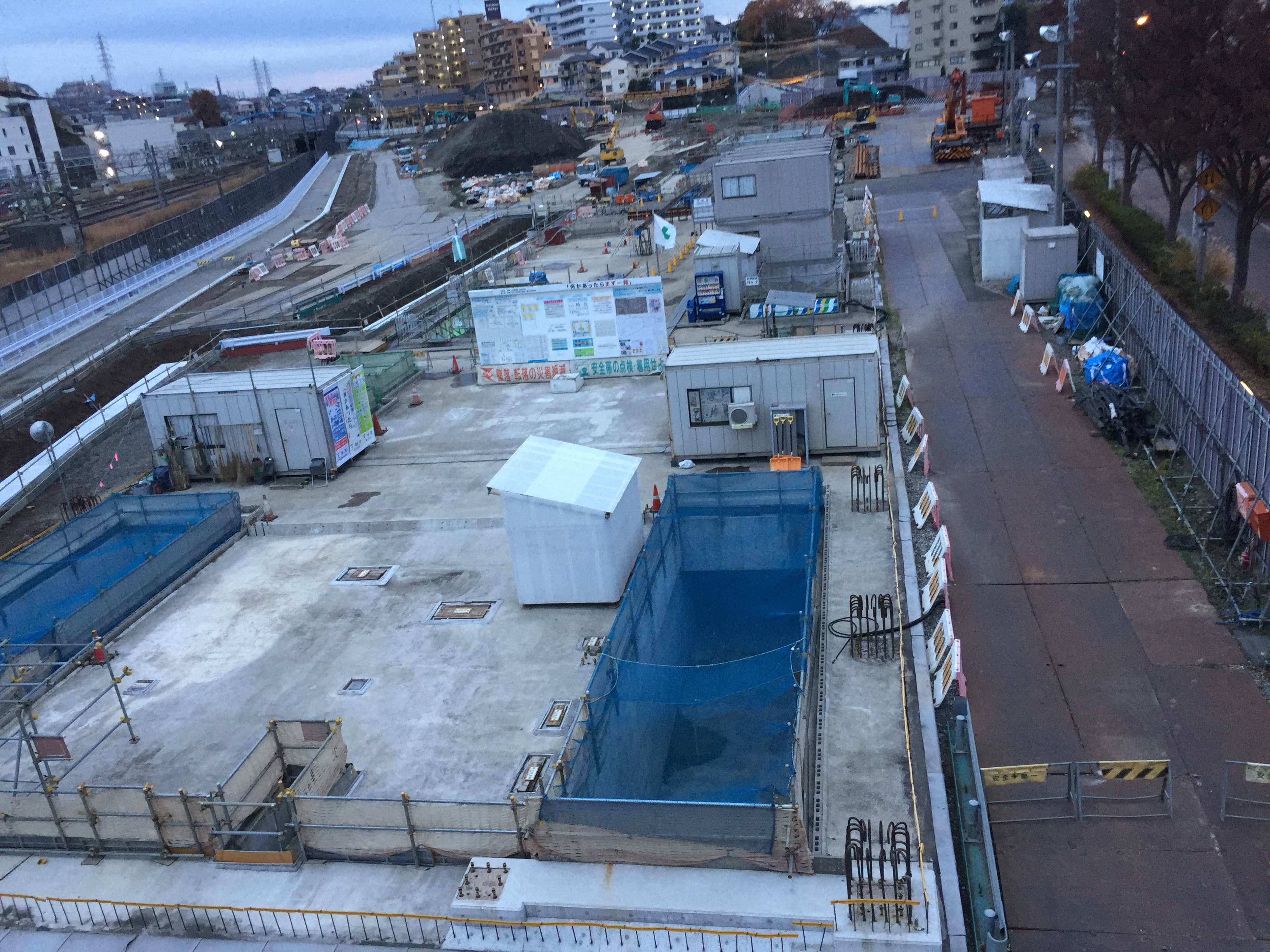 2016年12月 羽沢横浜国大新駅開発状況